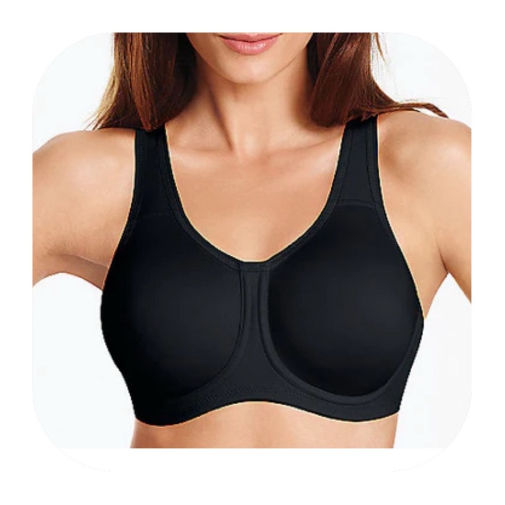Wacoal 40DDD black underwire sports bra
